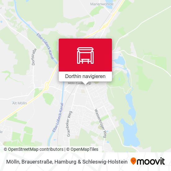 Mölln, Brauerstraße Karte