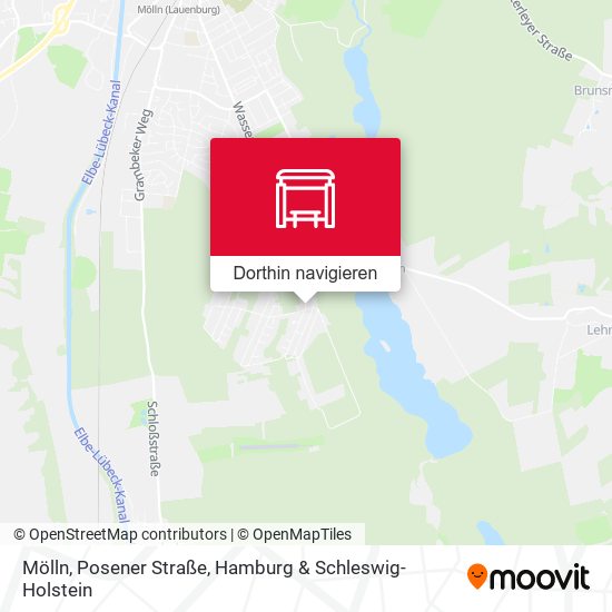 Mölln, Posener Straße Karte