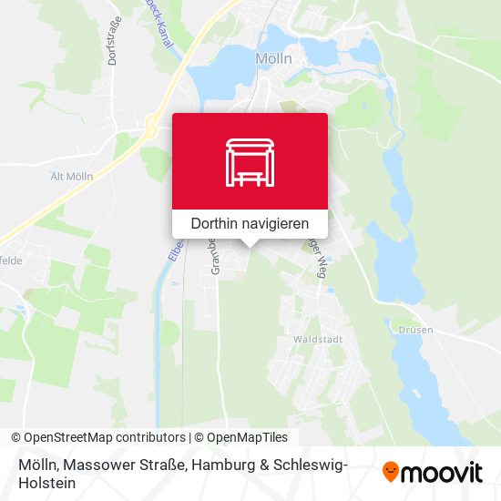 Mölln, Massower Straße Karte