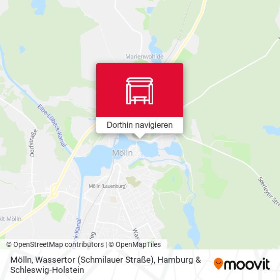 Mölln, Wassertor (Schmilauer Straße) Karte