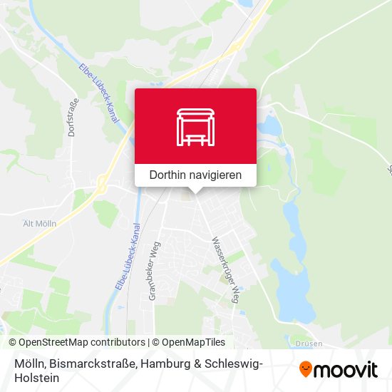 Mölln, Bismarckstraße Karte