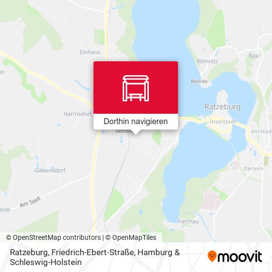 Ratzeburg, Friedrich-Ebert-Straße Karte