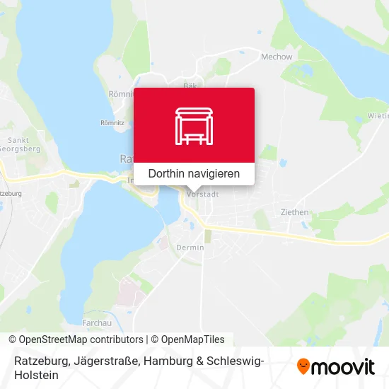 Ratzeburg, Jägerstraße Karte