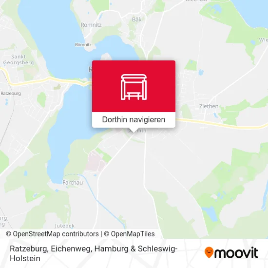 Ratzeburg, Eichenweg Karte