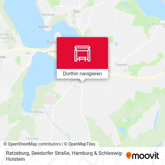 Ratzeburg, Seedorfer Straße Karte