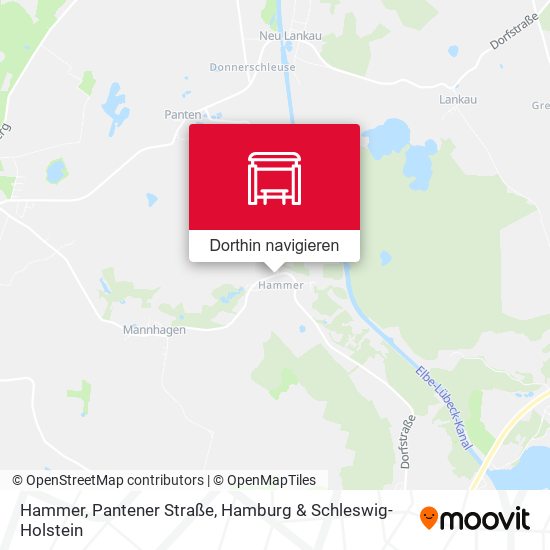 Hammer, Pantener Straße Karte