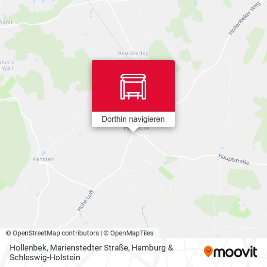 Hollenbek, Marienstedter Straße Karte