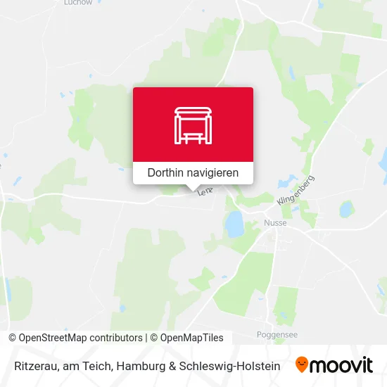 Ritzerau, am Teich Karte