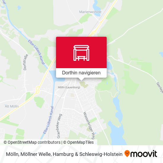 Mölln, Möllner Welle Karte