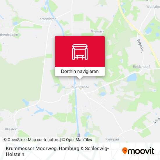 Krummesser Moorweg Karte