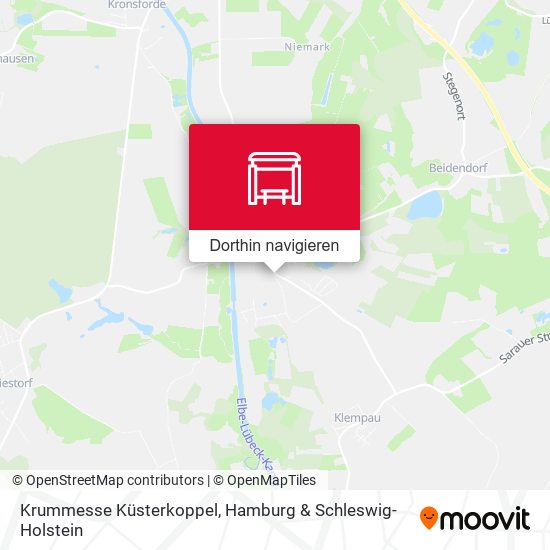 Krummesse Küsterkoppel Karte