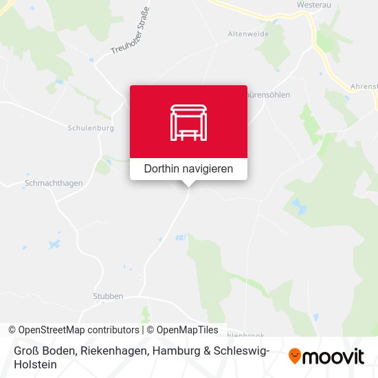 Groß Boden, Riekenhagen Karte