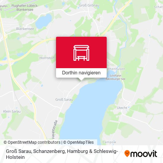 Groß Sarau, Schanzenberg Karte