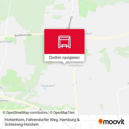 Hohenhorn, Fahrendorfer Weg Karte
