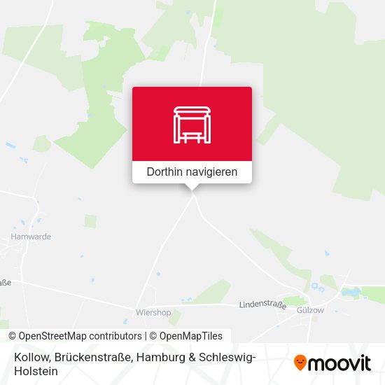 Kollow, Brückenstraße Karte