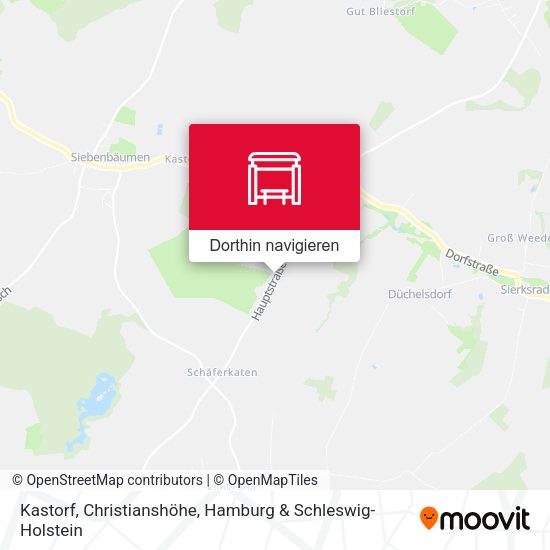 Kastorf, Christianshöhe Karte