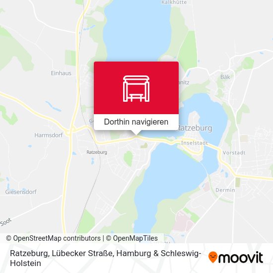 Ratzeburg, Lübecker Straße Karte
