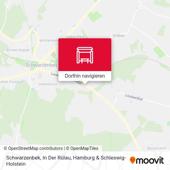 Schwarzenbek, In Der Rülau Karte
