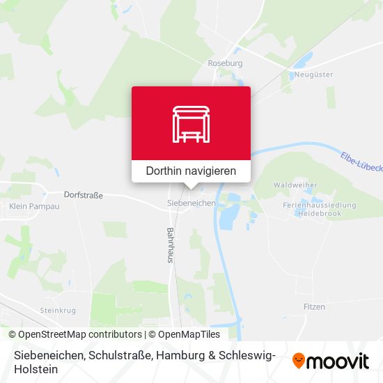 Siebeneichen, Schulstraße Karte