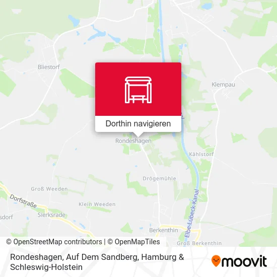 Rondeshagen, Auf Dem Sandberg Karte