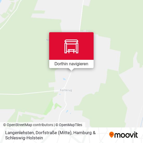 Langenlehsten, Dorfstraße (Mitte) Karte