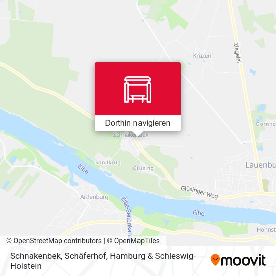 Schnakenbek, Schäferhof Karte