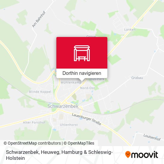 Schwarzenbek, Heuweg Karte