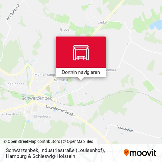 Schwarzenbek, Industriestraße (Louisenhof) Karte