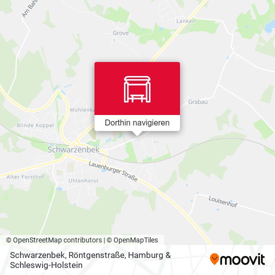 Schwarzenbek, Röntgenstraße Karte