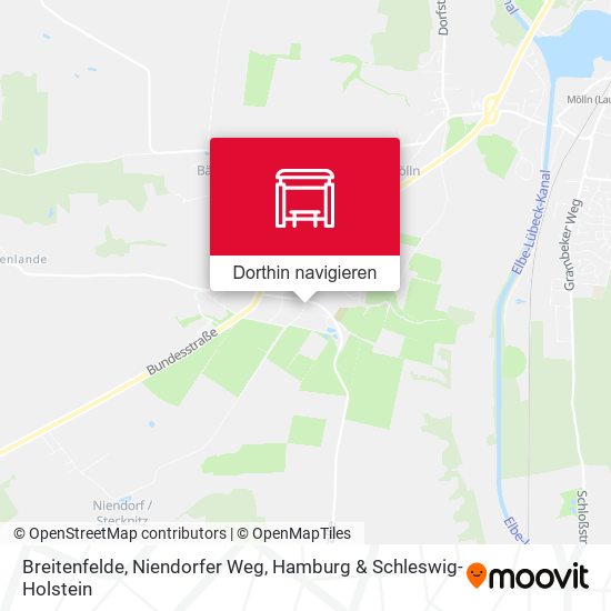 Breitenfelde, Niendorfer Weg Karte