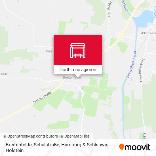 Breitenfelde, Schulstraße Karte