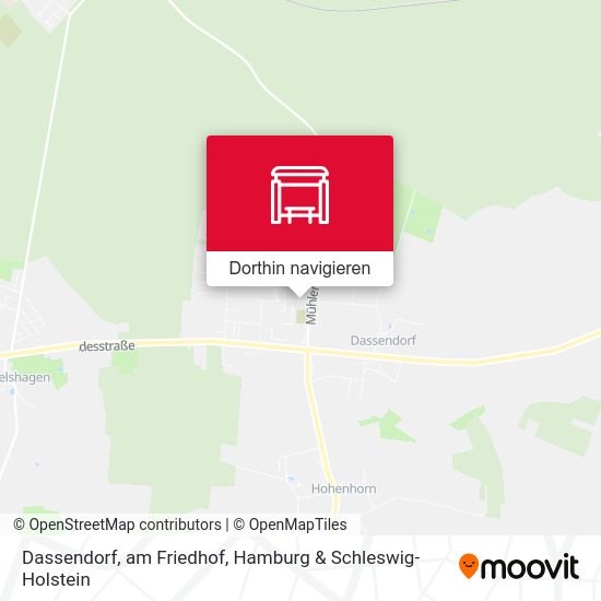 Dassendorf, am Friedhof Karte