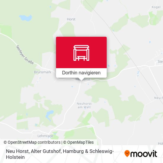 Neu Horst, Alter Gutshof Karte