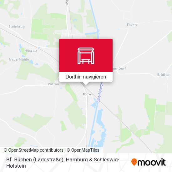 Bf. Büchen (Ladestraße) Karte