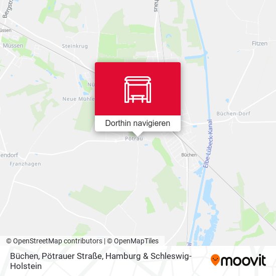Büchen, Pötrauer Straße Karte