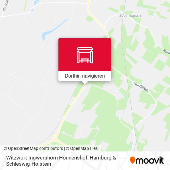 Witzwort Ingwershörn Honnenshof Karte