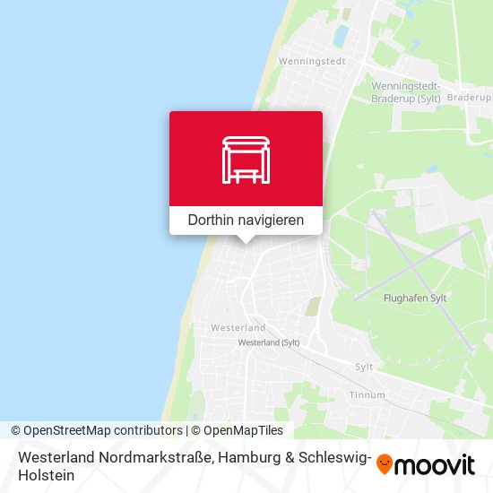 Westerland Nordmarkstraße Karte