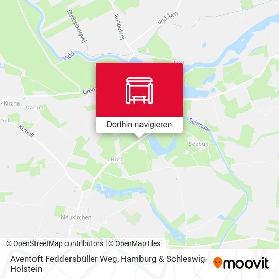 Aventoft Feddersbüller Weg Karte