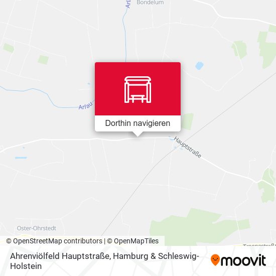 Ahrenviölfeld Hauptstraße Karte