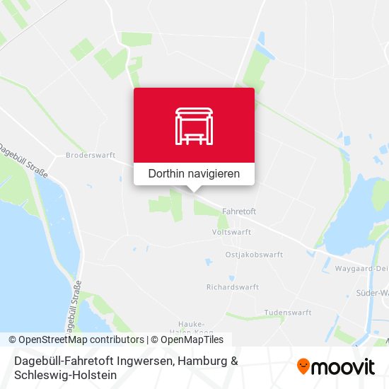 Dagebüll-Fahretoft Ingwersen Karte