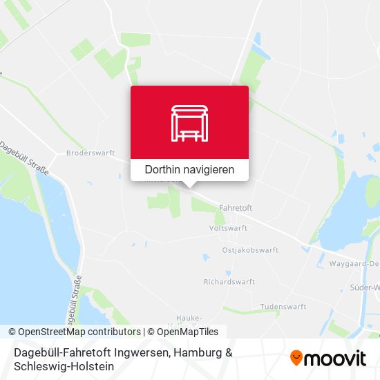Dagebüll-Fahretoft Ingwersen Karte
