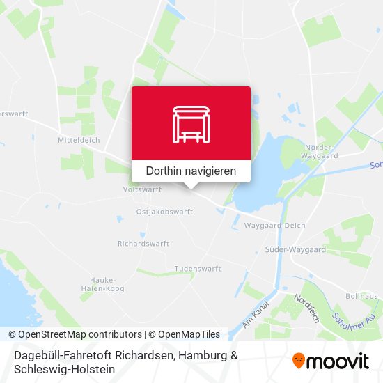 Dagebüll-Fahretoft Richardsen Karte