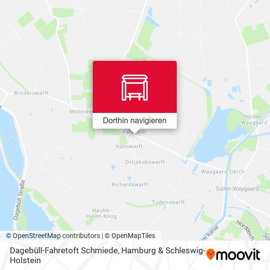 Dagebüll-Fahretoft Schmiede Karte
