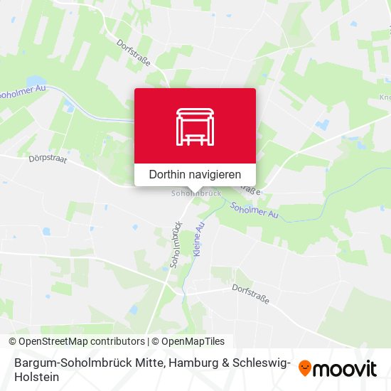 Bargum-Soholmbrück Mitte Karte