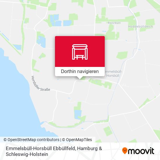 Emmelsbüll-Horsbüll Ebbüllfeld Karte