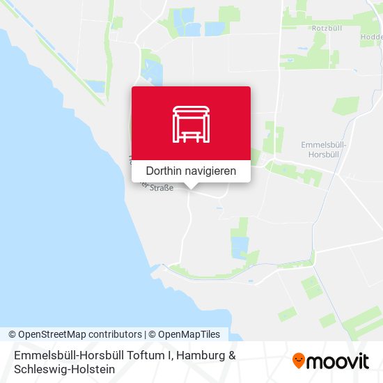 Emmelsbüll-Horsbüll Toftum I Karte