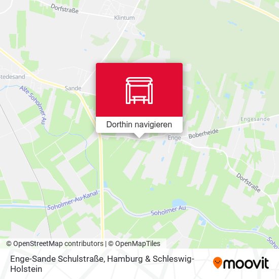 Enge-Sande Schulstraße Karte