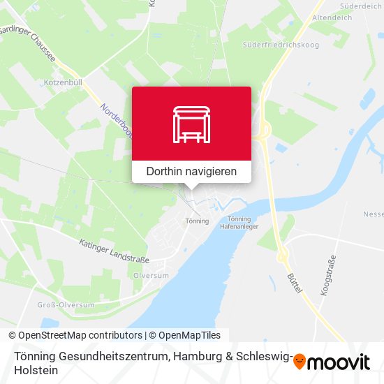 Tönning Gesundheitszentrum Karte