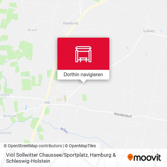 Viöl Sollwitter Chaussee / Sportplatz Karte