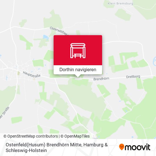 Ostenfeld(Husum) Brendhörn Mitte Karte